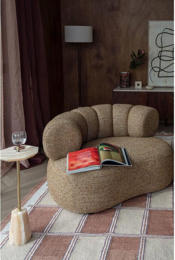 Dutchbone Duvane Fauteuil Bruin - Foto 2