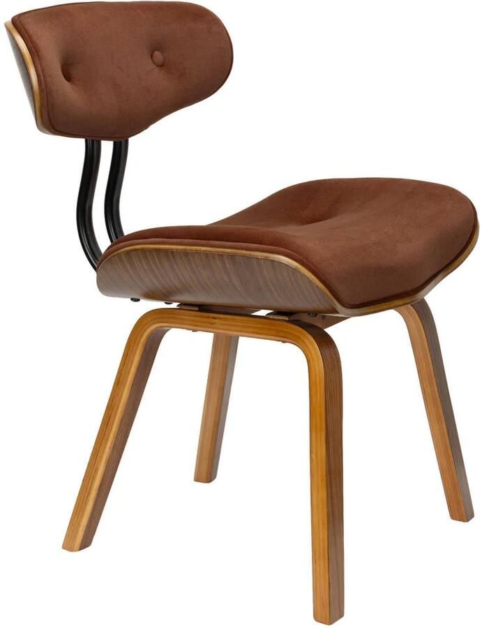 Dutchbone Blackwood Eetkamerstoel Walnootkleur Bruin