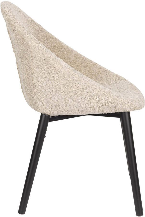 Dutchbone Fenna Eetkamerstoelen Beige Set van 2 - Foto 2