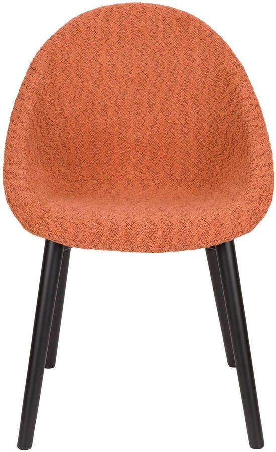 Dutchbone Fenna Eetkamerstoelen Terra Set van 2 Rood - Foto 3