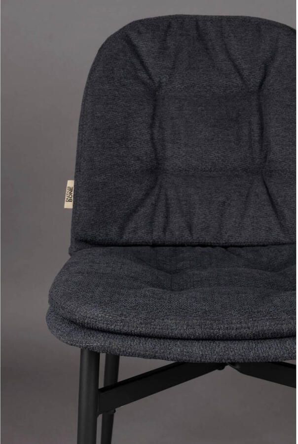 Dutchbone Jade Eetkamerstoelen Blauw Set van 2 - Foto 2