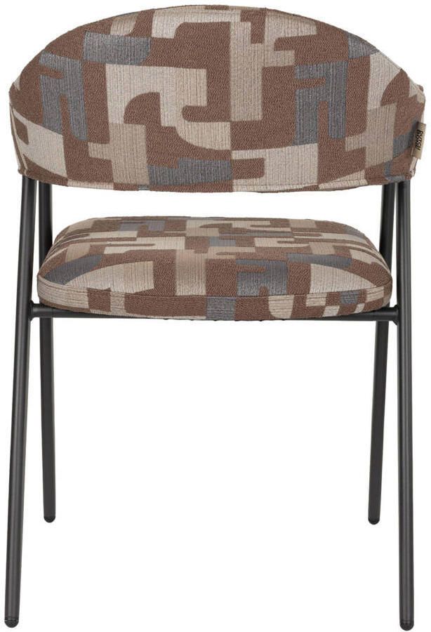 Dutchbone Miyo Eetkamerstoelen Lichtbruin Set van 2 - Foto 2