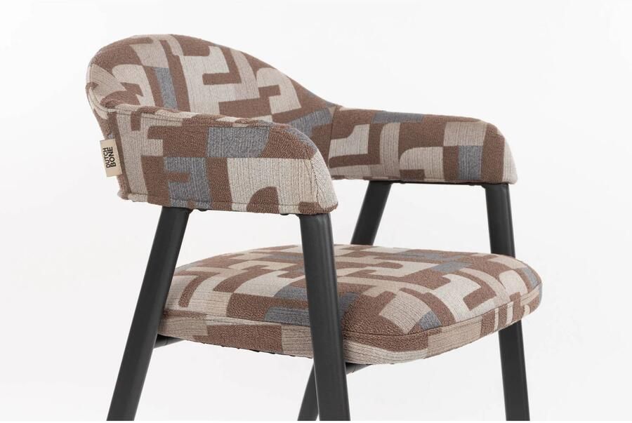 Dutchbone Miyo Eetkamerstoelen Lichtbruin Set van 2 - Foto 3