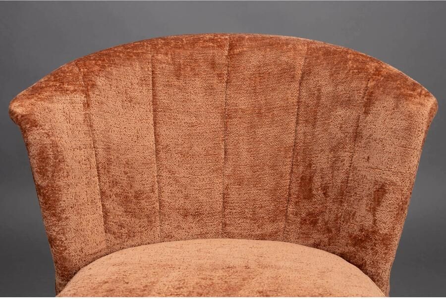 Dutchbone Georgia Eetkamerstoelen Terracotta Set van 2 - Foto 3