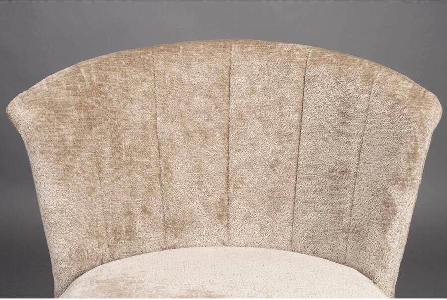 Dutchbone Georgia Eetkamerstoelen Beige Set van 2 - Foto 3