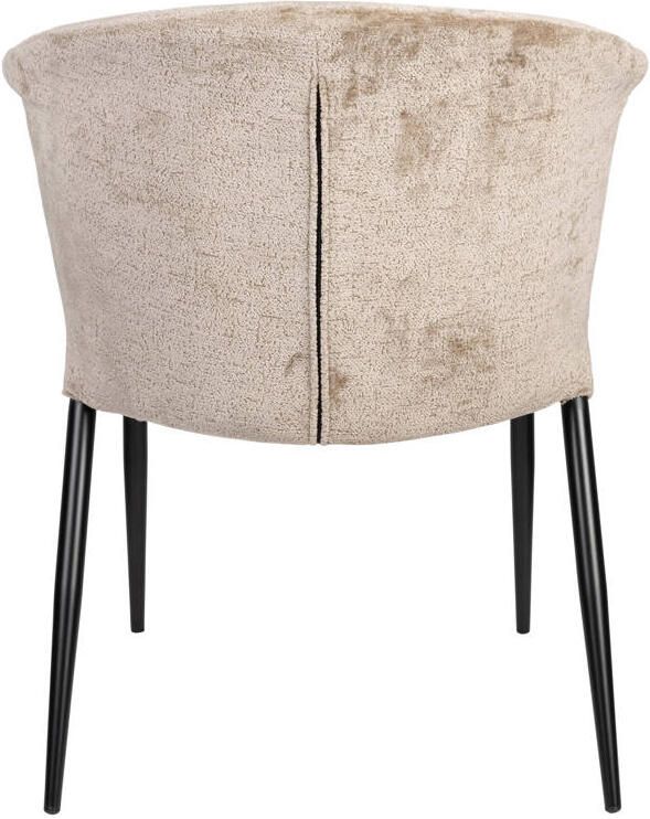 Dutchbone Georgia Eetkamerstoelen Beige Set van 2 - Foto 4