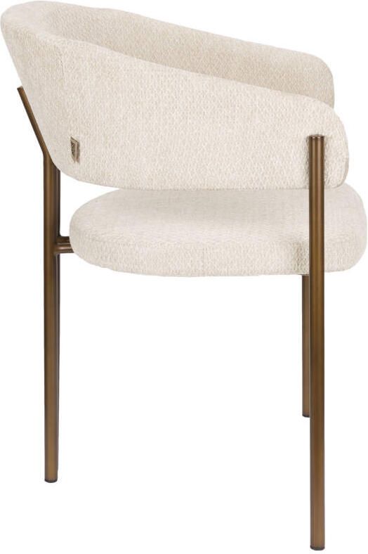 Dutchbone Naida Eetkamerstoelen Beige Set van 2 - Foto 2