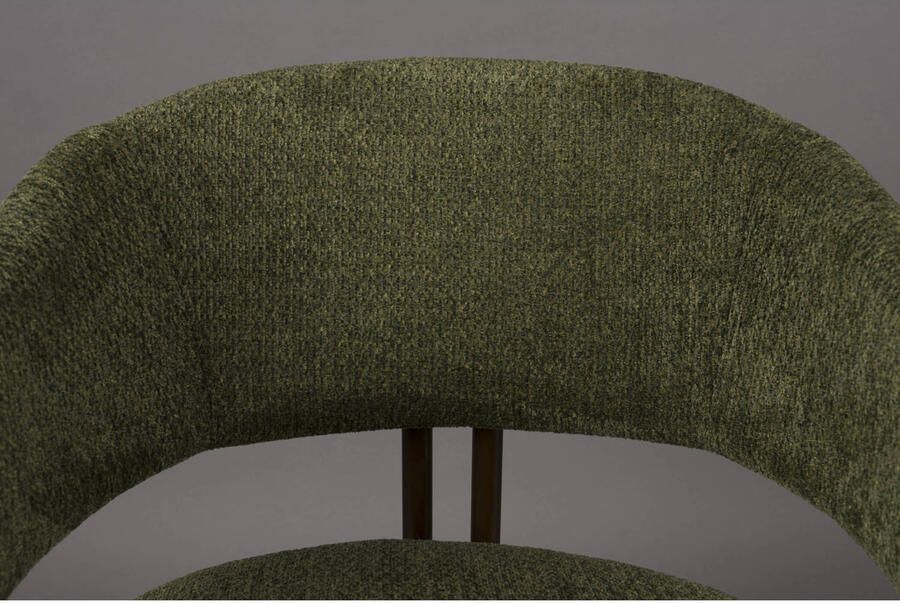 Dutchbone Naida Eetkamerstoelen Groen Set van 2 - Foto 3