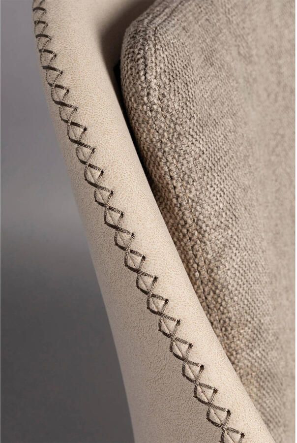 Dutchbone Wakefield Eetkamerstoelen Ivory Set van 2 Beige - Foto 3