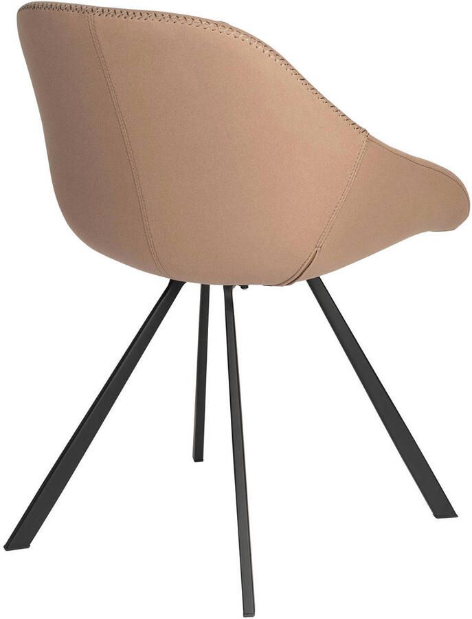 Dutchbone Wakefield Eetkamerstoelen Beige Set van 2 - Foto 2