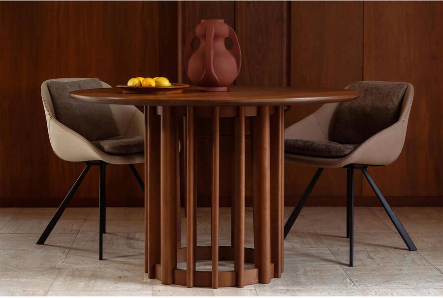 Dutchbone Wakefield Eetkamerstoelen Beige Set van 2 - Foto 3