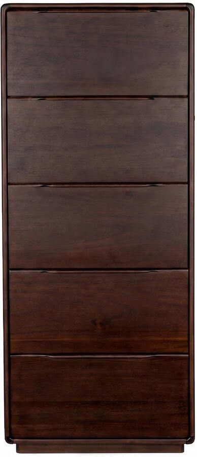 Dutchbone Elroy Ladekast Hoog 155 cm Walnootkleur Bruin - Foto 2