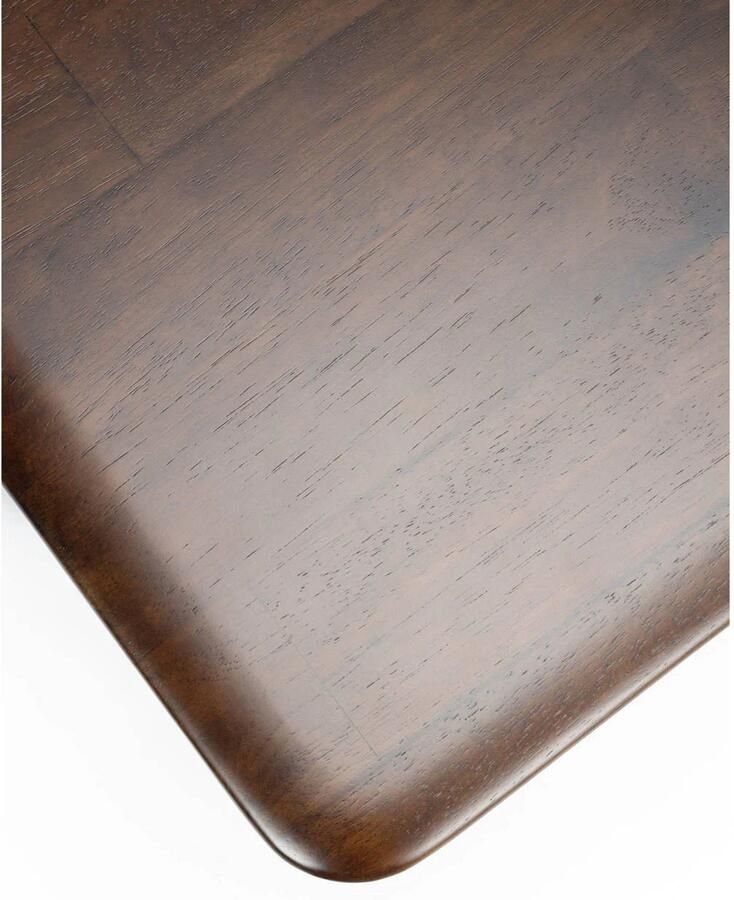 Dutchbone Elroy Salontafel 70x70 cm Hout Walnootkleur Bruin - Foto 2