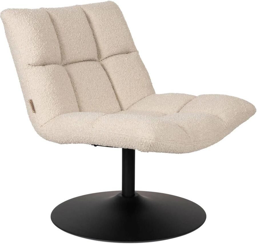 Dutchbone Bar Loungestoel Bouclé Beige