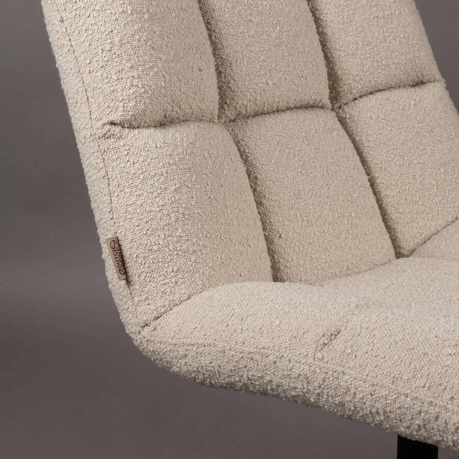 Dutchbone Bar Loungestoel Bouclé Beige - Foto 2