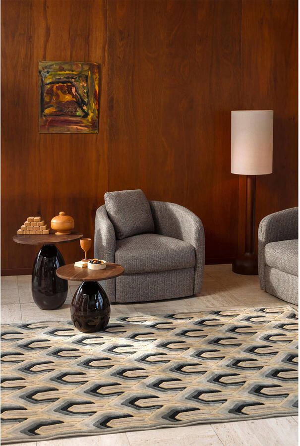 Dutchbone Boho Fauteuil Stone Grijs} - Foto 3