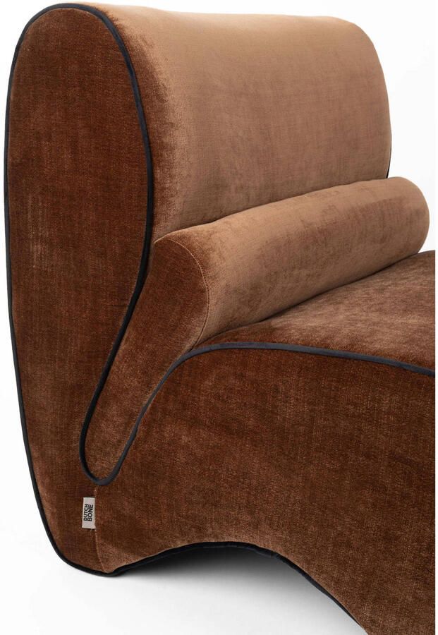 Dutchbone fauteuil Donna donkerbruin - Foto 2