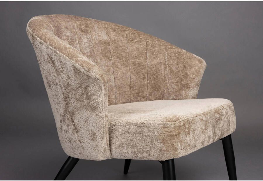 Dutchbone Georgia Loungestoel Beige - Foto 3