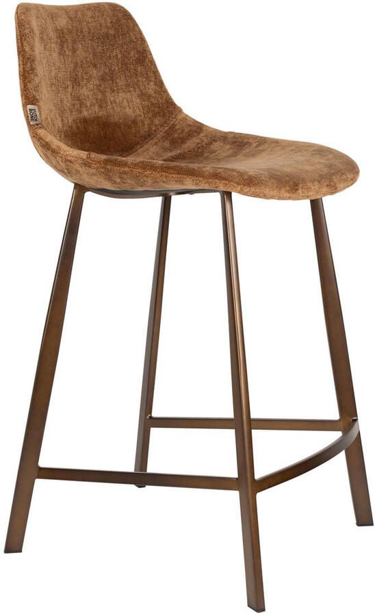 Dutchbone Franky Barkrukken 65 cm Cognac Set van 2 - Foto 2