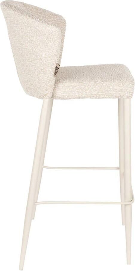 Dutchbone Georgia Barkrukken rugleuning 75 cm Beige Set van 2 - Foto 2