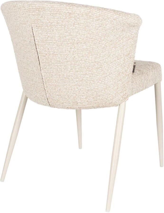 Dutchbone Georgia Eetkamerstoelen Beige Set van 2 - Foto 3