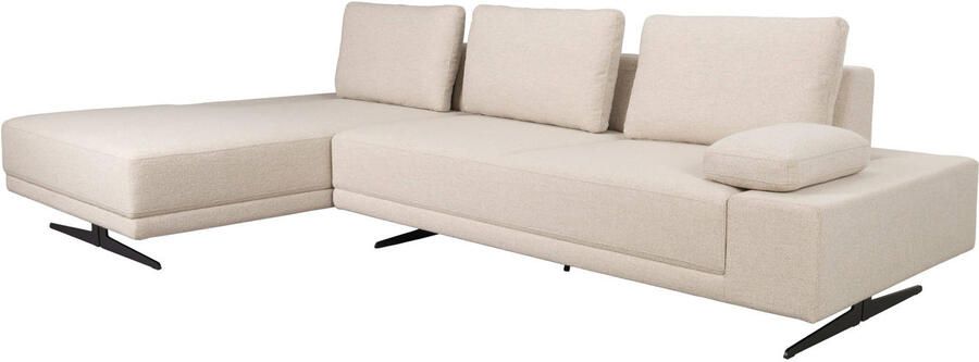 Dutchbone Shelly 3-zitsbank Links Chaise Longue Off-White Wit} - Foto 2