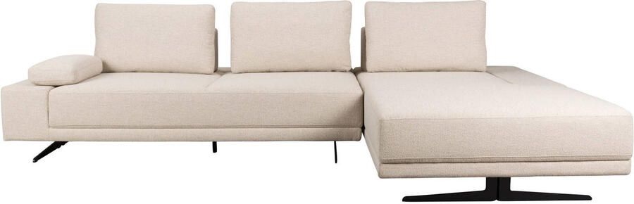 Dutchbone Shelly 3-zitsbank Rechts Chaise Longue Off-White Wit} - Foto 3