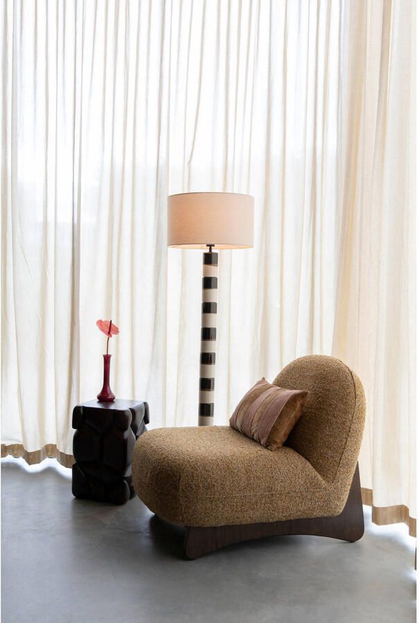 Dutchbone Loom Fauteuil Bruin - Foto 2