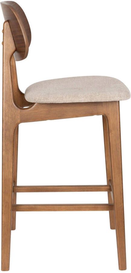 Dutchbone Marais Barkrukken 68 5 cm Walnoot kleur Set van 2 - Foto 3