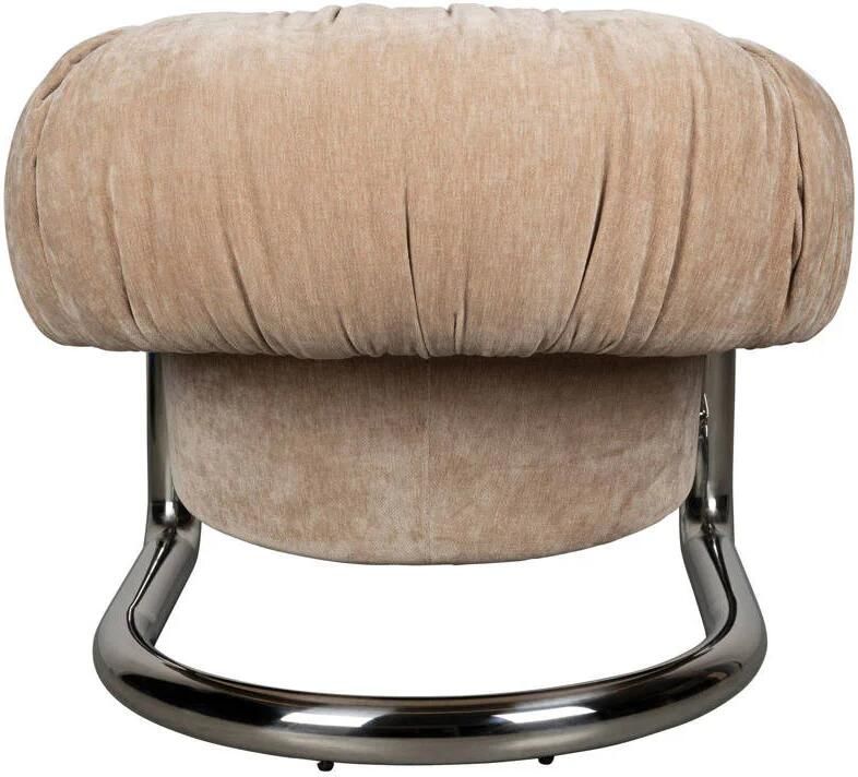 Dutchbone Marly Fauteuil Bruin Chroom - Foto 3