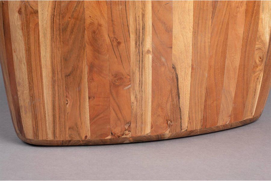Dutchbone Organische Salontafel Ayla Acaciahout 58 x 45cm Bruin - Foto 3