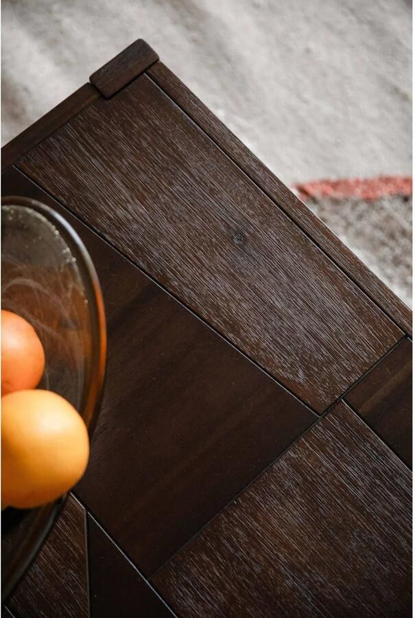 Dutchbone Bruneau Salontafel 120x60 cm Hout Walnoot Kleur Bruin - Foto 3