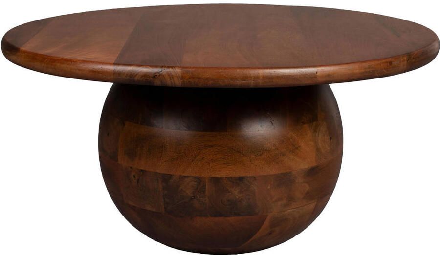 Dutchbone Oblivian Salontafel Rond 70 cm Mangohout Bruin