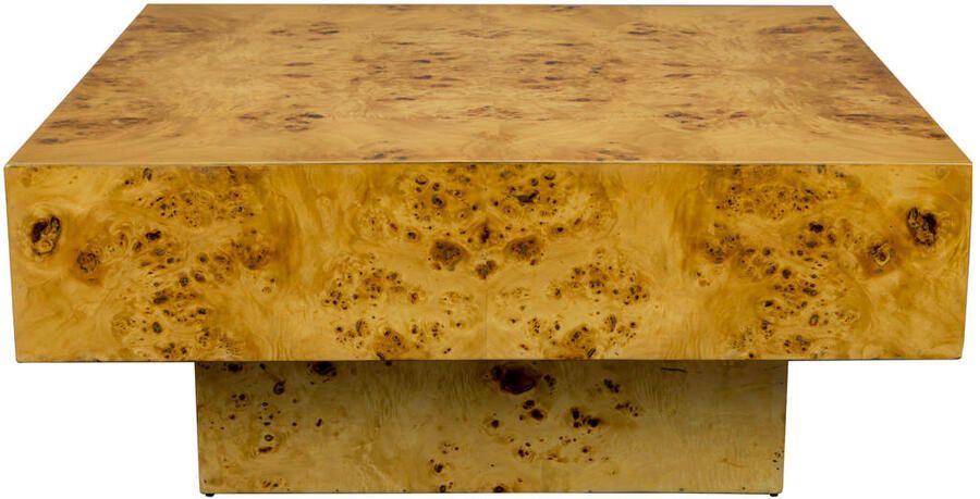Dutchbone Salontafel Quinn Eucalyptushout 90 x 90cm Bruin Vierkant