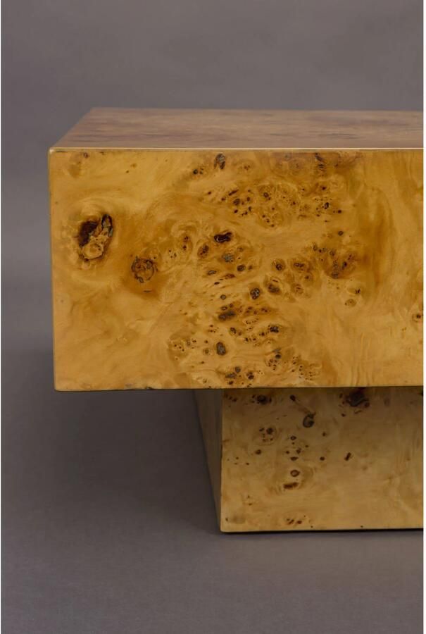 Dutchbone Salontafel Quinn Eucalyptushout 90 x 90cm Bruin Vierkant - Foto 2