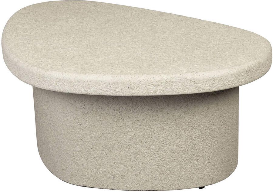 Dutchbone Organische Salontafel Veda Gerecycled marmer 74 x 49cm Beige