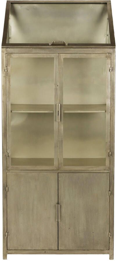 Dutchbone Vitrinekast Monviso 151 x 64cm Goud - Foto 4