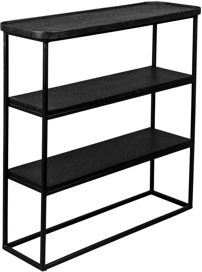 Dutchbone Sidetable Winston Metaal 90cm Zwart
