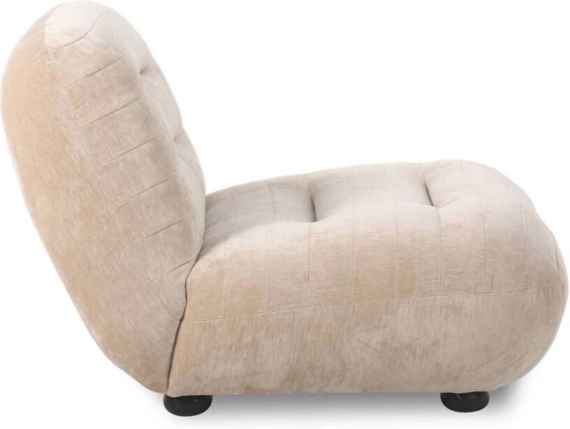 Dutchbone Wyatt Fauteuil Velours Beige - Foto 3