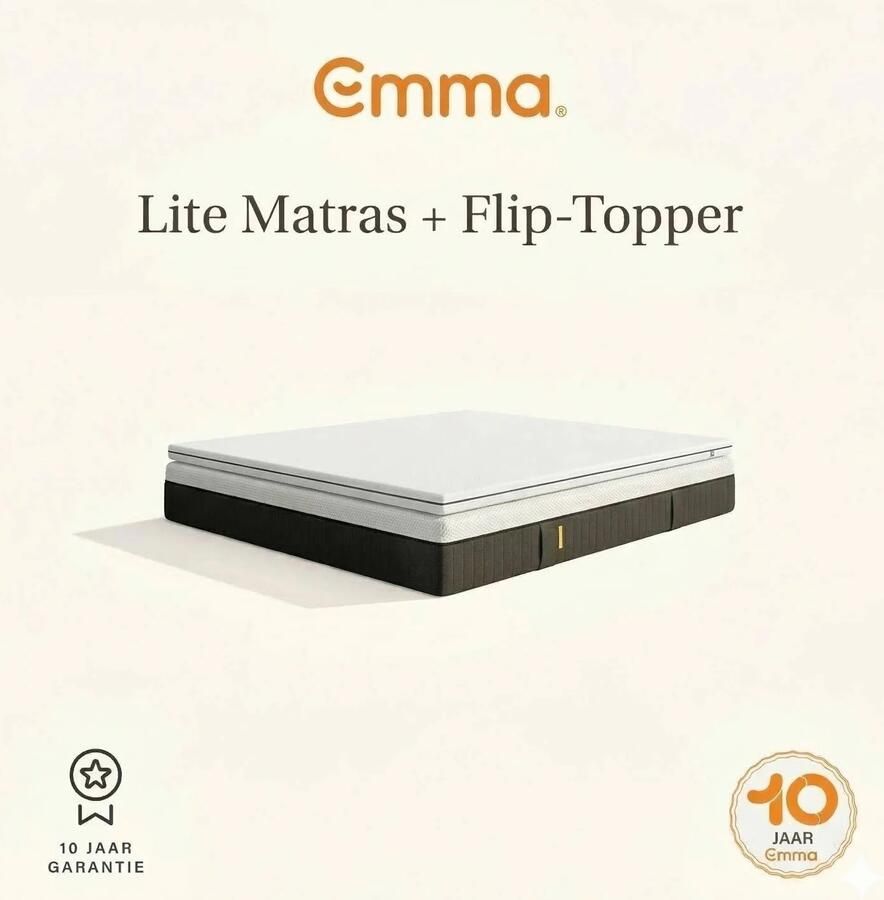 Emma bundel Lite matras + Flip topper - Foto 1