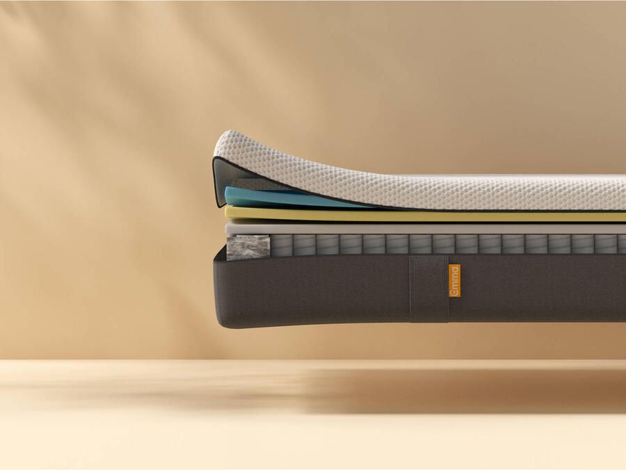 Emma Het Hybrid 90x200 cm Pocketvering 100 Nachten Proefslapen 10 Jaar Garantie