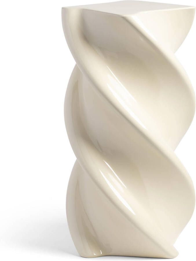 &k amsterdam Pillar Marshmallow Bijzettafel H 54 cm Off White - Foto 3