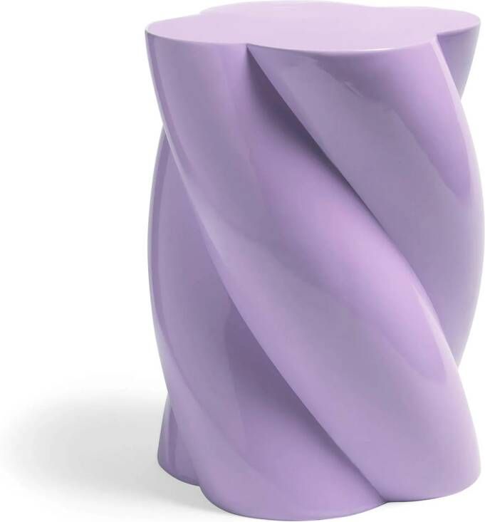&k amsterdam Pillar Marshmallow Bijzettafel H 40 cm Lila - Foto 1