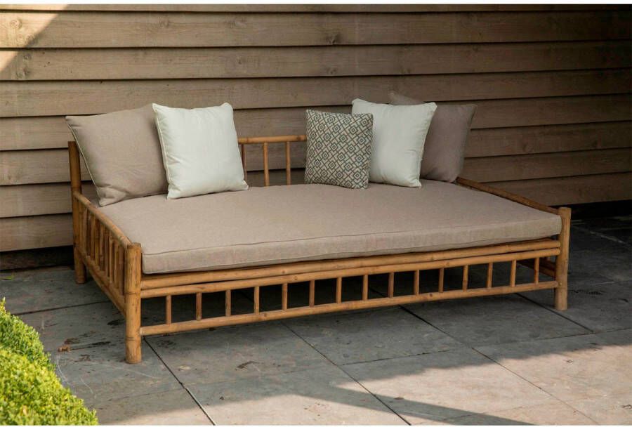 Exotan Daybed Bamboo Bamboe hout Taupe - Foto 1