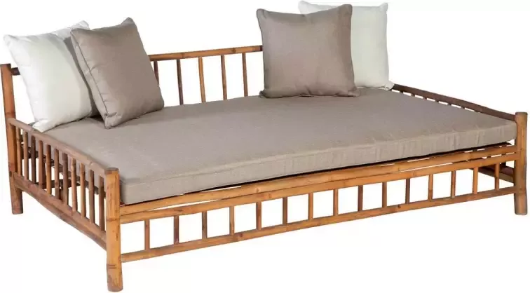 Exotan Daybed Bamboo Bamboe hout Taupe - Foto 4