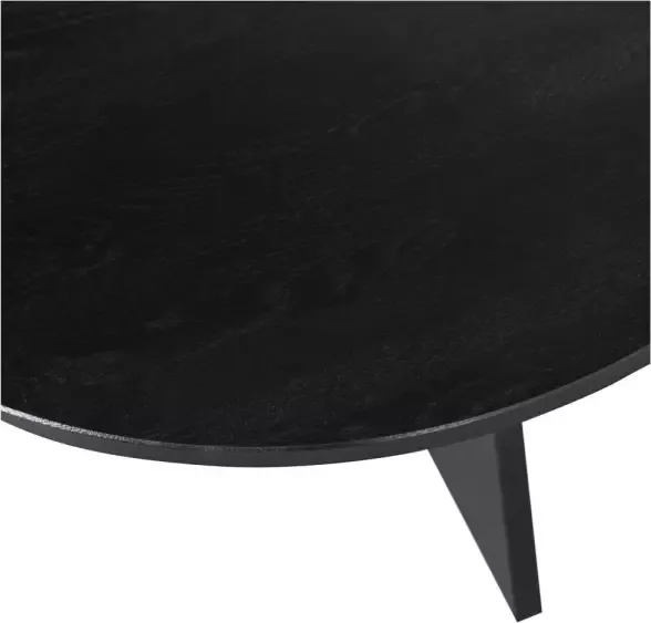 WOOOD Basiclabel Fries Salontafel Eiken Blacknight 36x90x90 - Foto 2