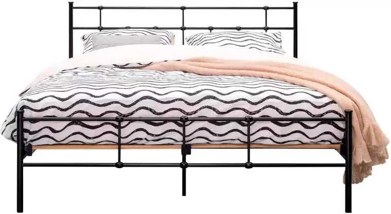 Beter Bed Beddenreus Xam Metalen Bedframe 180x200cm Zwart - Foto 3