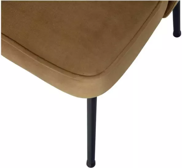 BePureHome Vogue Eetkamerstoelen Fluweel Honinggeel Set van 2 - Foto 3