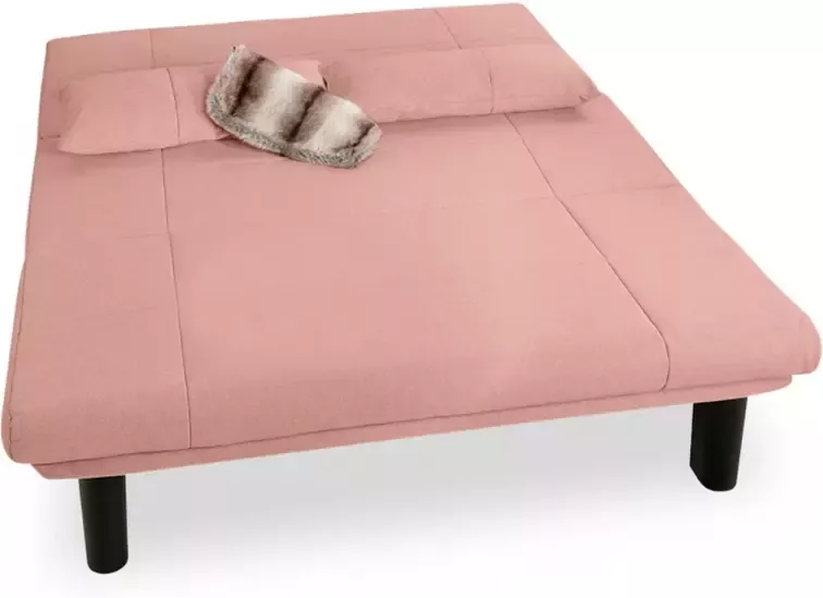 Maxi Beter Bed Chicago Slaapbank 2 persoons Logeerbed 147 5 x 195 5 cm Roze