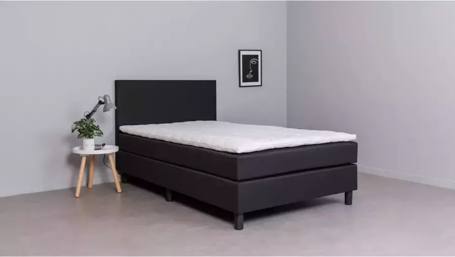 Beter Bed complete boxspring Box owen vlak met gestoffeerd matras (120x200 cm) - Foto 2